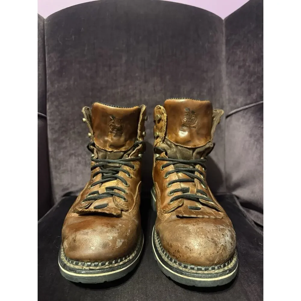 Georgia Boot Comfort Core Logger Soft Toe Boot Brown Mens Size 11